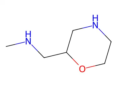N-Methyl-1-(morpholin-2-yl)methanamine structure