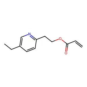2-(5-Ethyl-2-pyridyl)ethyl acrylate structure