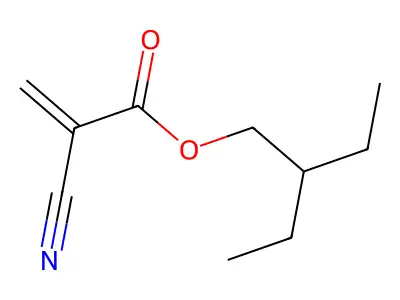 2-Ethylbutyl Cyanoacrylate structure