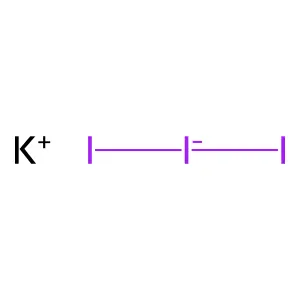 三碘化钾 structure