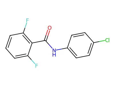 N-(4-chlorophenyl)-2,6-difluorobenzamide structure