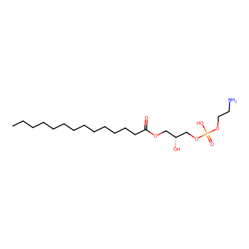 PE(14:0/0:0) structure