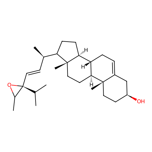 Stigmasterol-24,28-epoxide structure