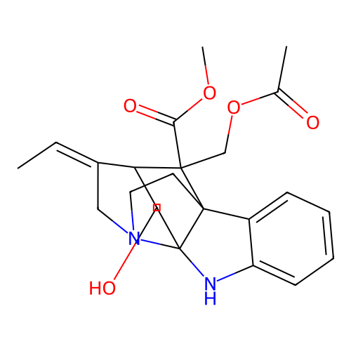 22-O-acetyl-N(b)-demethylechitamine structure