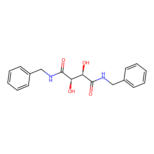 (2R,3R)-N1,N4-Dibenzyl-2,3-dihydroxysuccinamide structure