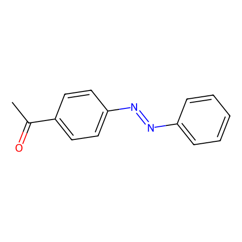 4'-(Phenylazo)acetophenone structure