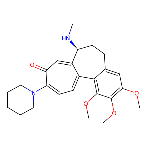 Colchicine, derivative of structure