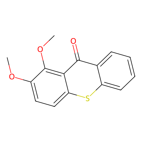 1,2-dimethoxy-9H-thioxanthen-9-one structure