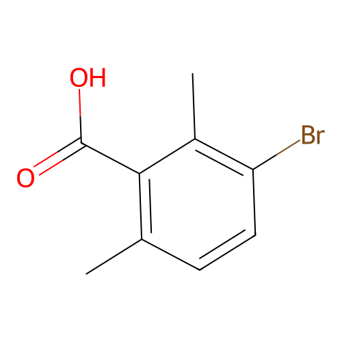 3-Bromo-2,6-dimethylbenzoic acid structure