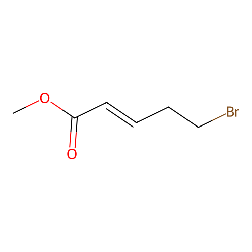 Methyl (2E)-5-bromopent-2-enoate structure