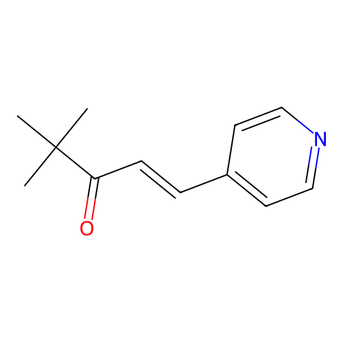 1-Penten-3-one, 4,4-dimethyl-1-(4-pyridinyl)- structure