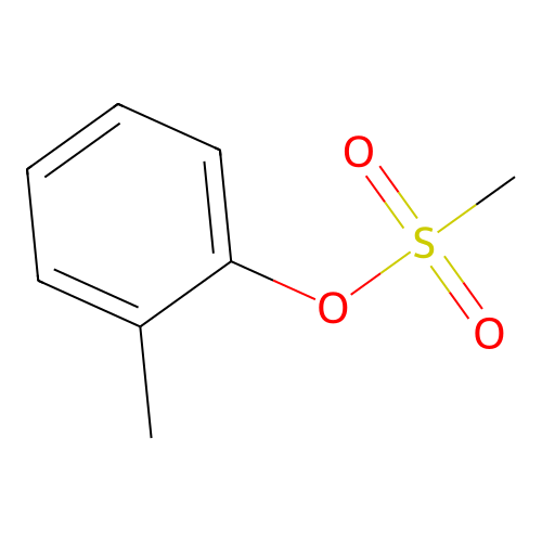 甲磺酸2-甲基苯酯 structure