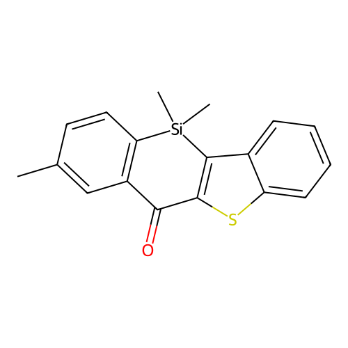 2,5,5-trimethyl[1]benzosilino[3,2-b][1]benzothiophen-11(5H)-one structure