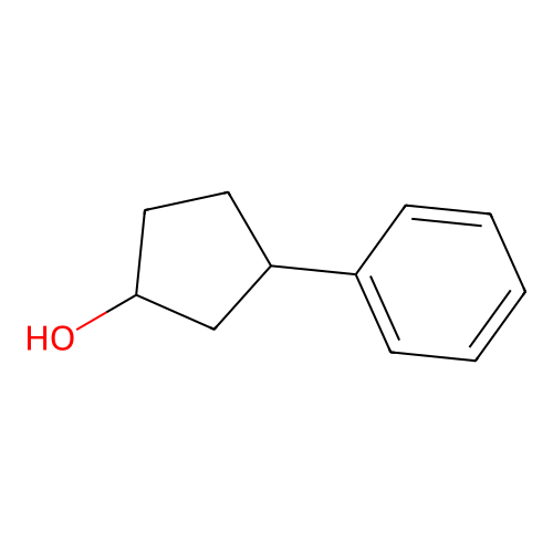 3-Phenylcyclopentan-1-ol structure