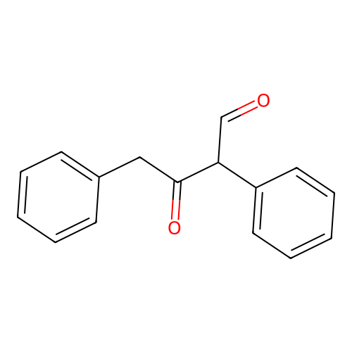 3-Oxo-2,4-diphenylbutanal structure