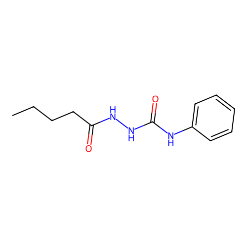 1-(Pentanoylamino)-3-phenylurea structure