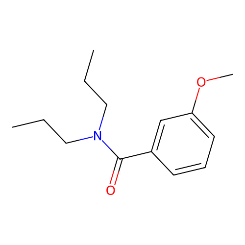 3-methoxy-N,N-dipropylbenzamide structure