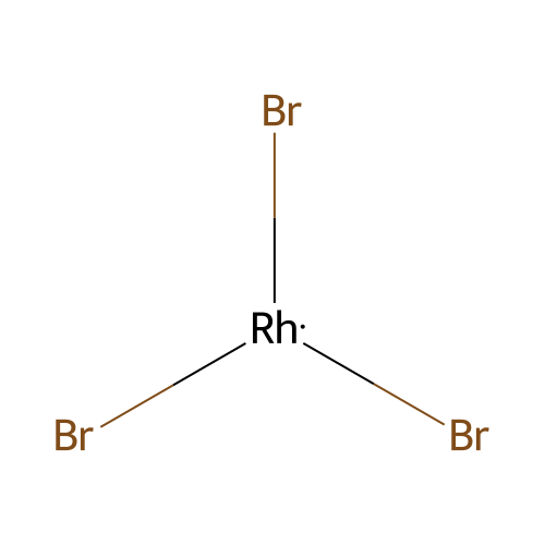 三溴化铑 structure