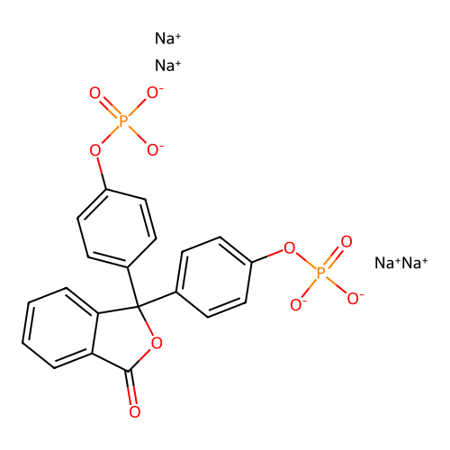 phenolphthalein diphosphate tetrasodium salt structure
