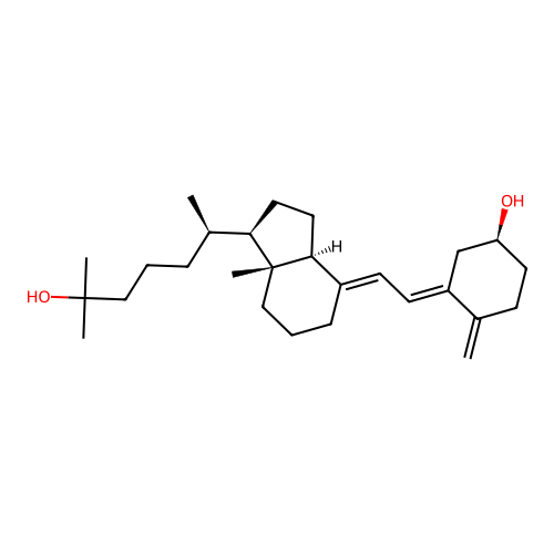 25-Hydroxycholecalciferol, 5-trans- structure
