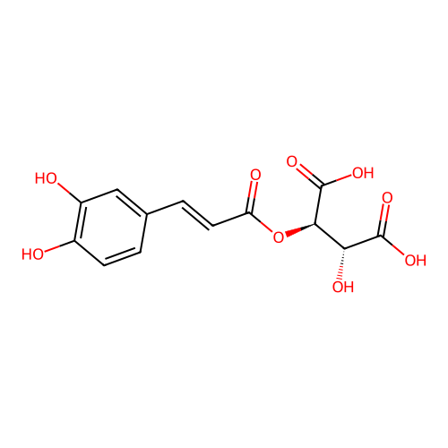 咖啡酰酒石酸 structure