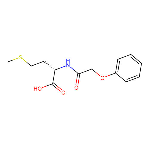 L-Methionine, N-(phenoxyacetyl)-(9CI) structure