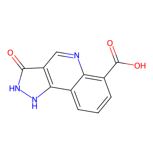 3-oxo-2,3-dihydro-1H-pyrazolo[4,3-c]quinoline-6-carboxylic acid structure