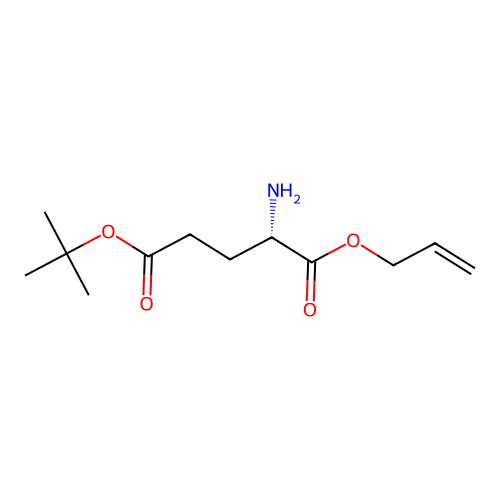 L-Glutamic acid gamma-tert-butyl ester alpha-allyl ester structure