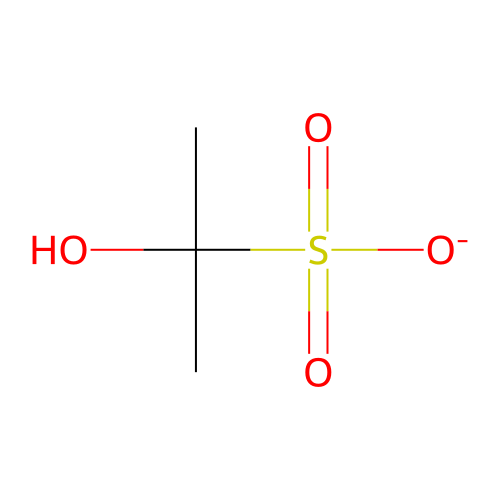 2-Hydroxypropane-2-sulfonate structure