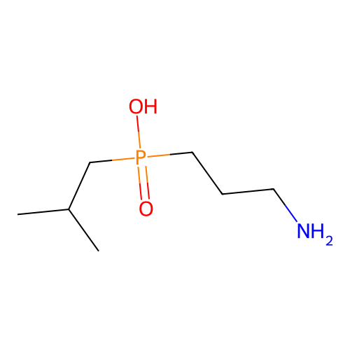 3-Aminopropyl(isobutyl)phosphinic acid structure