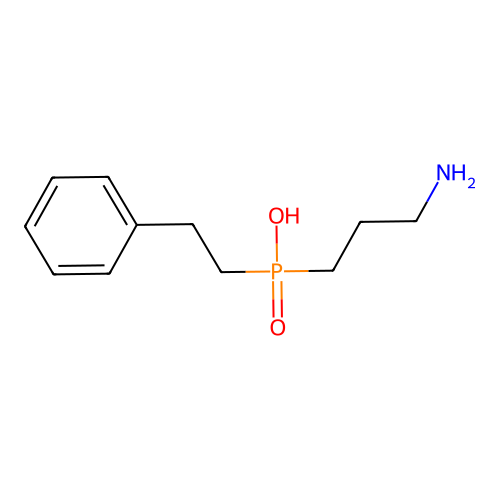 (3-氨基丙基)(2-苯乙基)次膦酸 structure