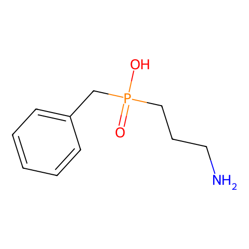 3-Aminopropyl(benzyl)phosphinic acid structure