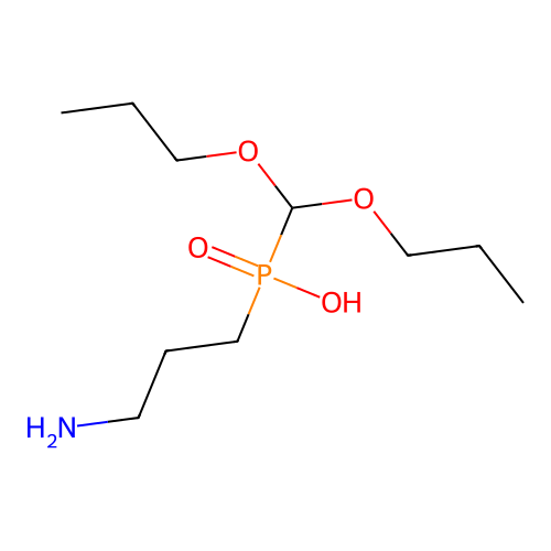 (3-Amino-propyl)-dipropoxymethyl-phosphinic acid structure