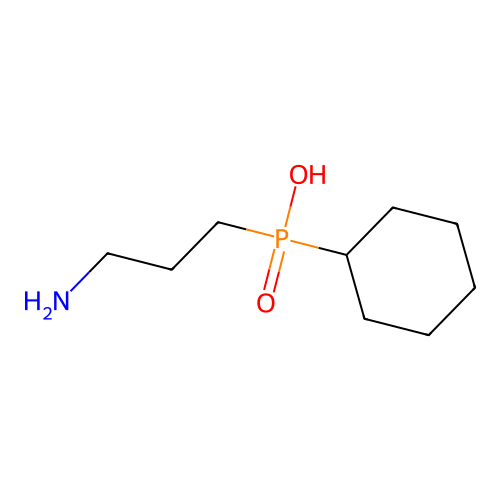 3-Aminopropyl(cyclohexyl)phosphinic acid structure