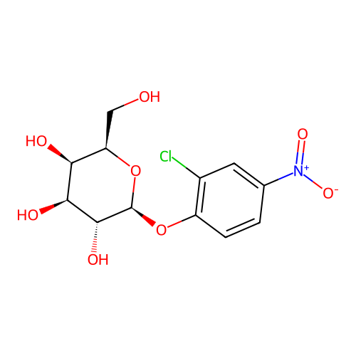 2-Chloro-4-nitrophenyl-beta-D-galactopyranoside structure