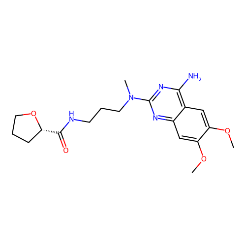 Alfuzosin, (S)- structure