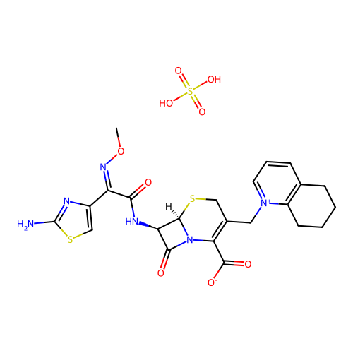 硫酸头孢喹肟 structure