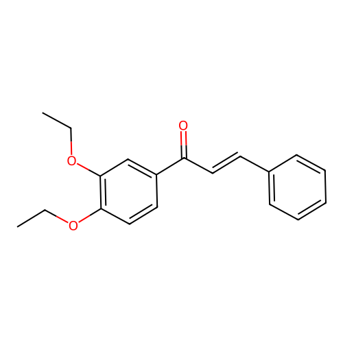 2-Propen-1-one, 1-(3,4-diethoxyphenyl)-3-phenyl- structure