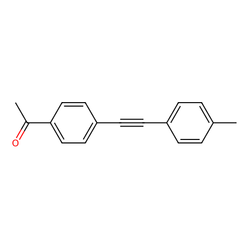 1-Acetyl-4-[2-(4-methylphenyl)ethynyl]benzene structure