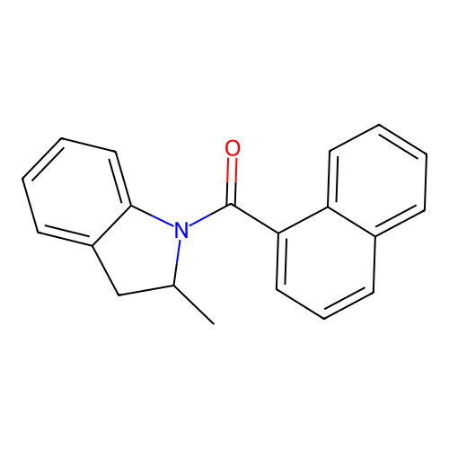 2-Methyl-1-(1-naphthoyl)indoline structure