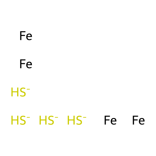 iron;sulfanide structure