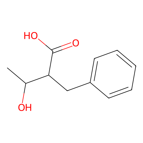 2-Benzyl-3-hydroxybutanoic acid structure