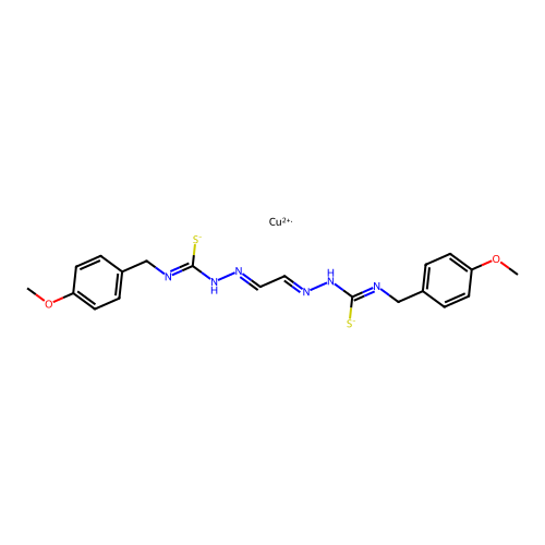 C20H22CuN6O2S2 structure