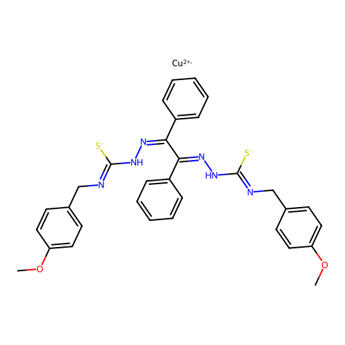 C32H30CuN6O2S2 structure