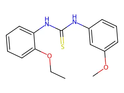 1-(2-Ethoxyphenyl)-3-(3-methoxyphenyl)thiourea structure