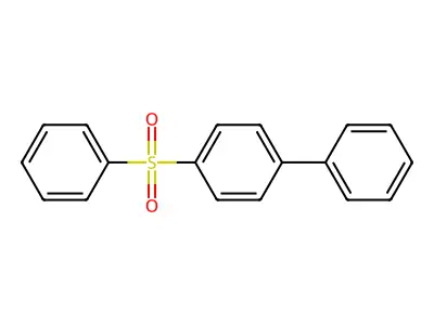 1,1'-Biphenyl, 4-(phenylsulfonyl)- structure