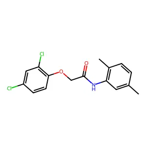2-(2,4-dichlorophenoxy)-N-(2,5-dimethylphenyl)acetamide structure