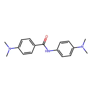 4-(dimethylamino)-N-[4-(dimethylamino)phenyl]benzamide structure