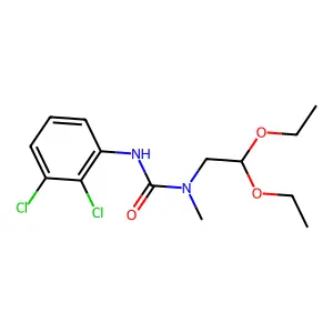 Urea, 3-(3,4-dichlorophenyl)-1-(2,2-diethoxyethyl)-1-methyl- structure