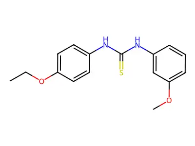 1-(4-Ethoxyphenyl)-3-(3-methoxyphenyl)thiourea structure